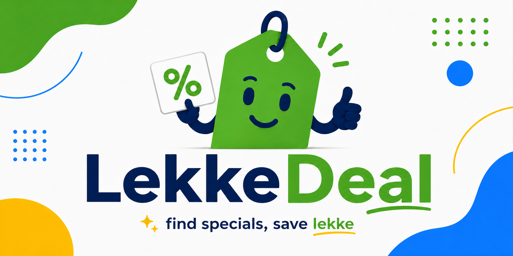 LekkeDeal shopping banner